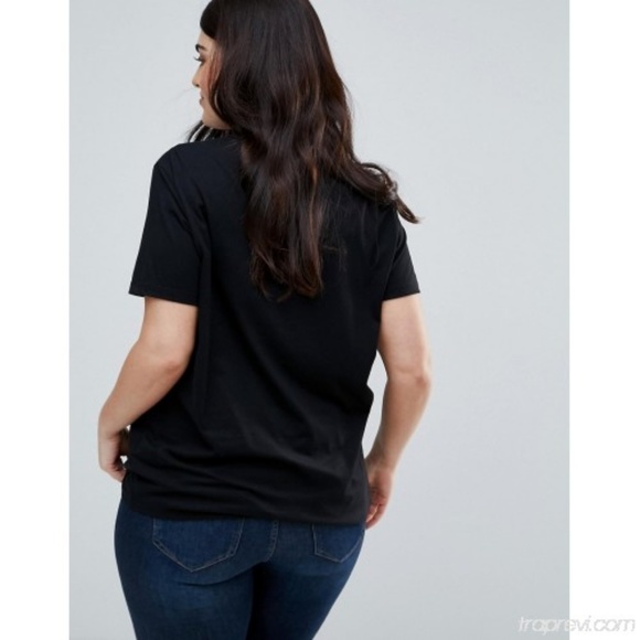 asos Curve Crew Neck T-Shirt - Picture 2 of 2